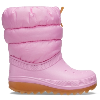 Crocs™ Classic Neo Puff Boot T Pink Tweed/Gum