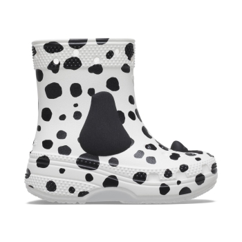 Crocs™ Classic I AM Dalmatian Rain Boot Kid's White/Black