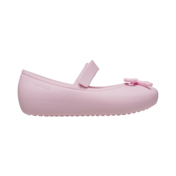 Crocs™ Brooklyn Bow Mary Jane Flat Ballerina Pink
