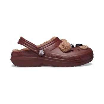 Crocs™ Classic Lined I Am Brown Bear Clog T Dark Clay