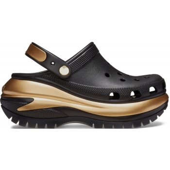 Crocs™ Mega Crush Metallic Clog Black/Gold