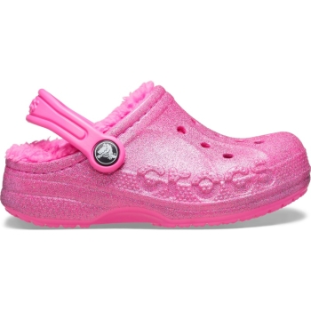 Crocs™ Baya Lined Glitter Clog T Electric Pink